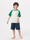 유니클로 키즈 셋업 일본 반바지 에어리즘 코튼 세트 2컬러 481986