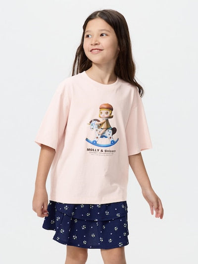 유니클로 티셔츠 일본 UNIQLO UT 걸스 팝마트 몰리 반팔티 483365