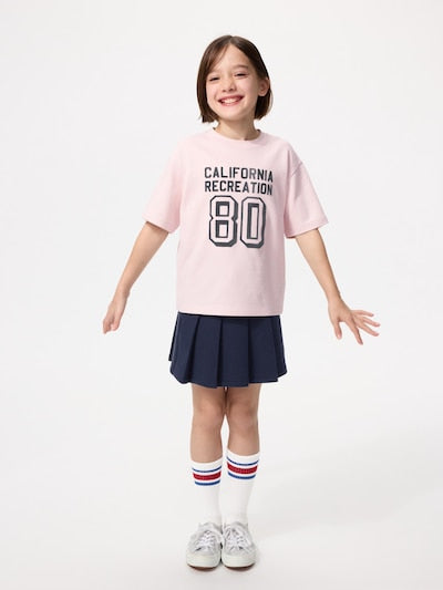 Uniqlo Kids' T-shirt, Japanese long-sleeved T-shirt, washable Milano rib sweater, 3 colors 