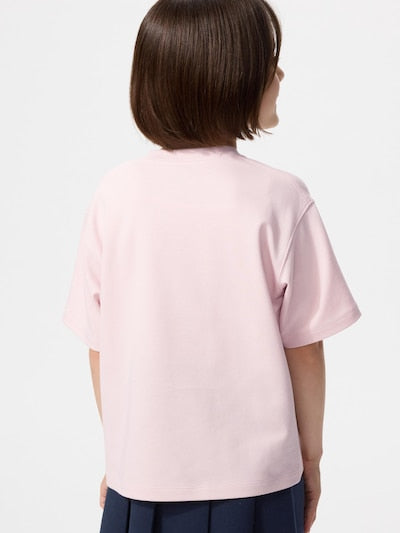Uniqlo Kids' T-shirt, Japanese long-sleeved T-shirt, washable Milano rib sweater, 3 colors 
