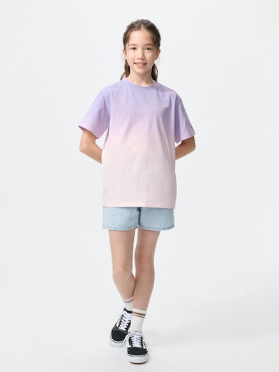 유니클로 키즈 티셔츠 일본 반팔티 드라이 EX 크루넥 2컬러 483428