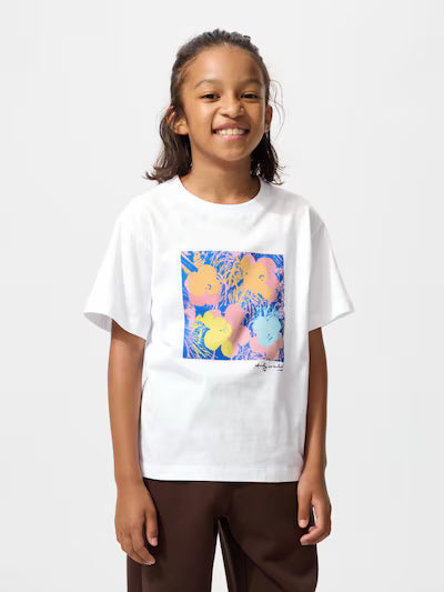 유니클로 키즈 티셔츠 일본 UT 반팔티 앤디워홀 유티 팝아트 디자인 483660