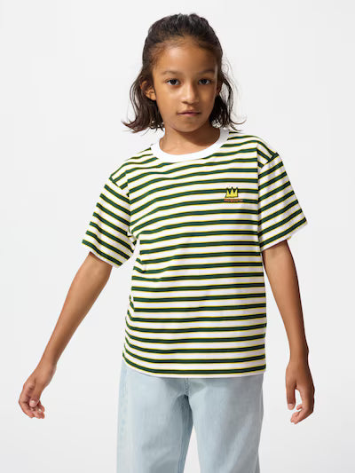 유니클로 키즈 티셔츠 일본 UT 반팔티 장미셸 바스키아 뉴욕 팝 아트 483663