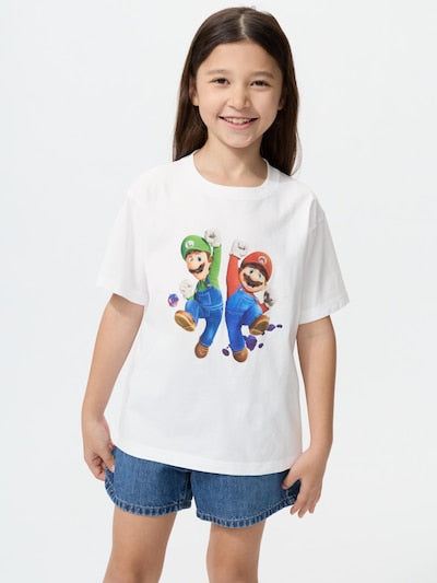 유니클로 티셔츠 일본 UNIQLO UT 슈퍼마리오 갤럭시 반팔티 483707