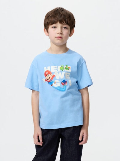 유니클로 티셔츠 일본 UNIQLO UT 슈퍼마리오 갤럭시 반팔티 483709