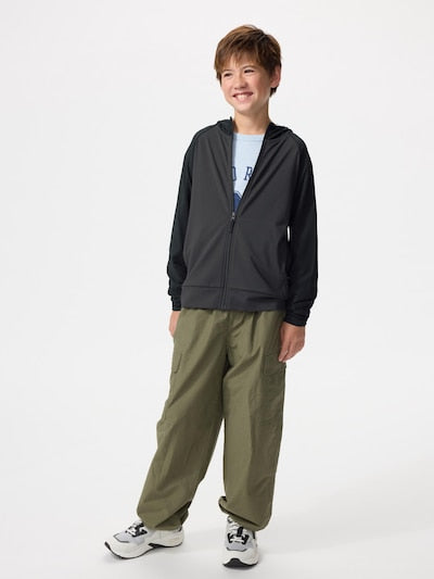 Uniqlo Kids' T-shirt, Japanese long-sleeved T-shirt, washable Milano rib sweater, 3 colors 