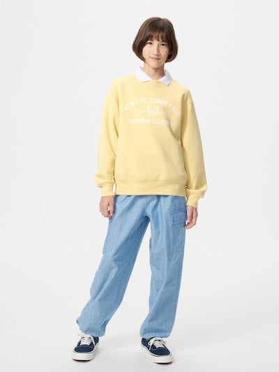 Uniqlo Kids Pants Japanese Jeans Wide Fit 4478128 4 Colors 