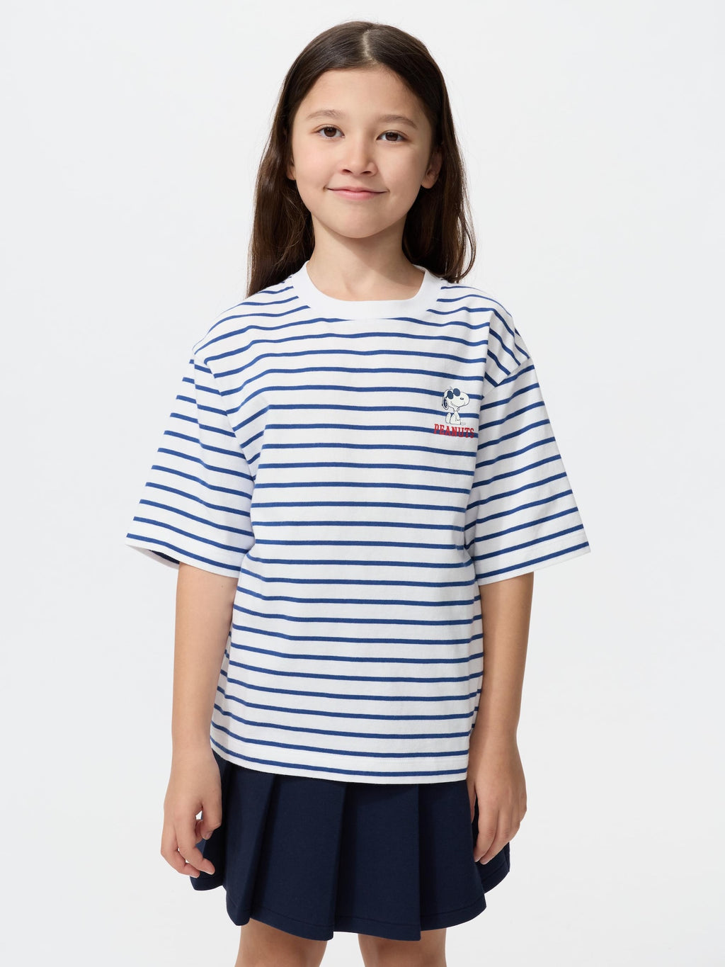유니클로 티셔츠 일본 UNIQLO UT 걸스 찰리 브라운 스누피 오버핏 반팔티 485490