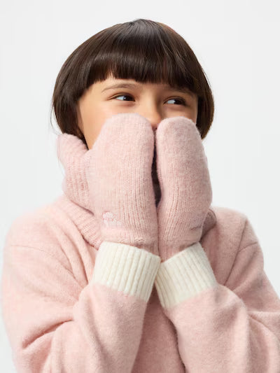 유니클로 키즈 장갑 일본 카우스 윈터 히트텍 수플레안 니트 글러브 485492 3컬러