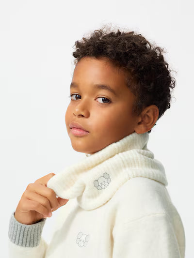 유니클로 키즈 목도리 일본 넥워머 카우스 윈터 히트텍 수플레얀 니트 485493 3컬러