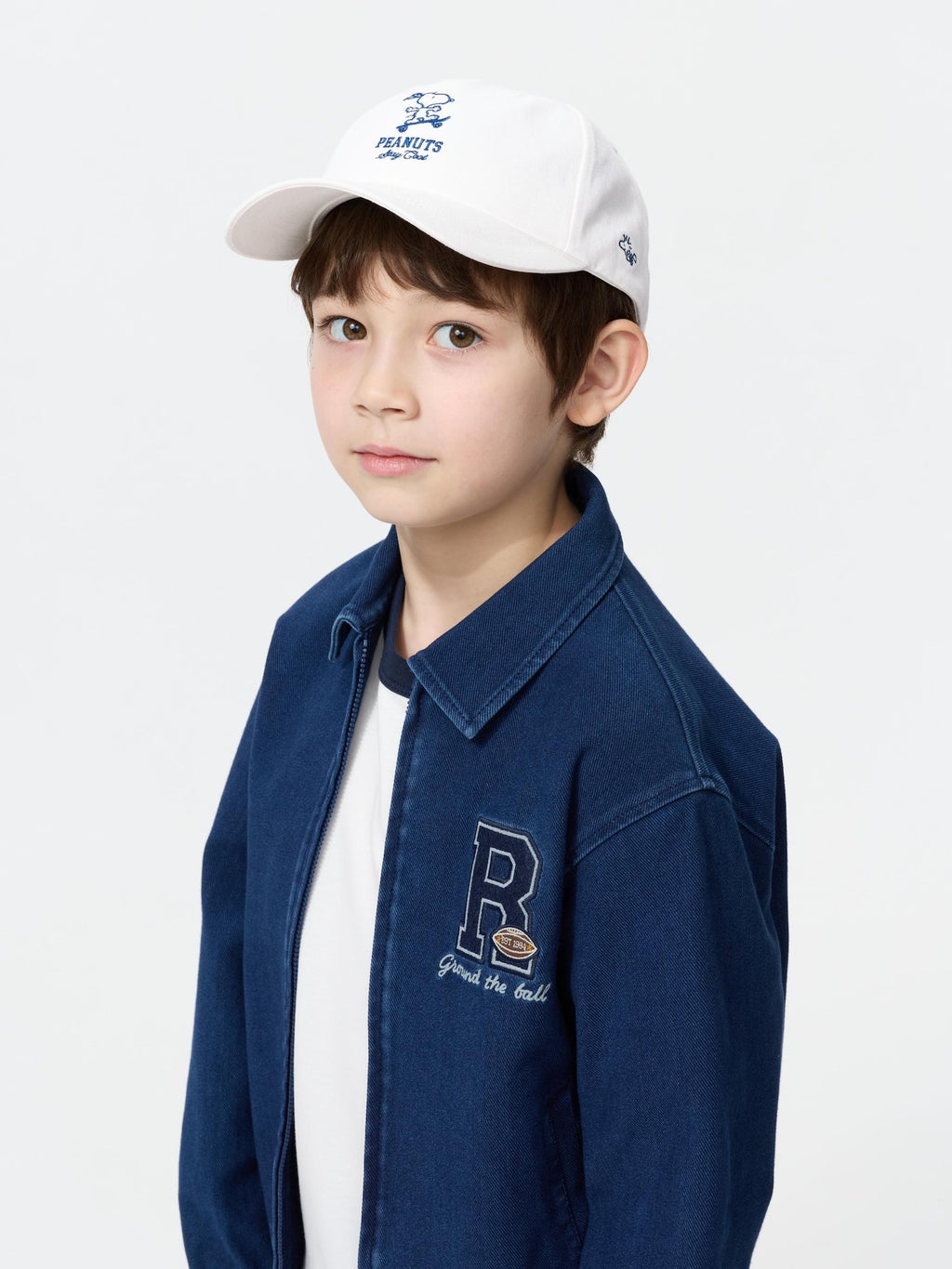 Uniqlo Kids' T-shirt, Japanese long-sleeved T-shirt, washable Milano rib sweater, 3 colors 