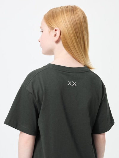เสื้อยืดสเวตเชิ้ตพิมพ์ลายลับ Uniqlo Kids แขนยาว ลาย Mario Kart World (ญี่ปุ่น) 491378
