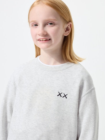 เสื้อยืดสเวตเชิ้ตพิมพ์ลายลับ Uniqlo Kids แขนยาว ลาย Mario Kart World (ญี่ปุ่น) 491378