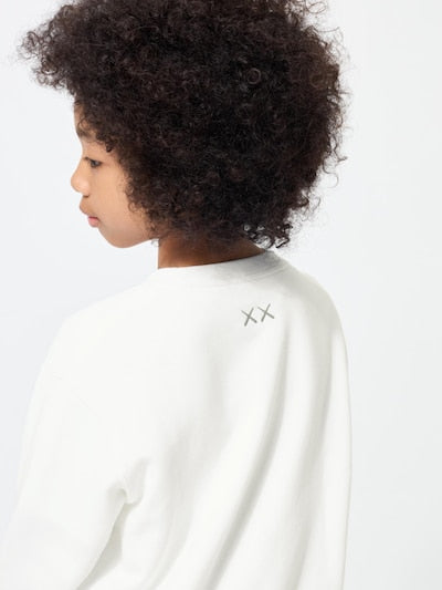 เสื้อยืดสเวตเชิ้ตพิมพ์ลายลับ Uniqlo Kids แขนยาว ลาย Mario Kart World (ญี่ปุ่น) 491378
