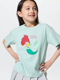 유니클로 키즈 반팔 일본 UNIQLO UT 디즈니 인어공주 티셔츠 489170