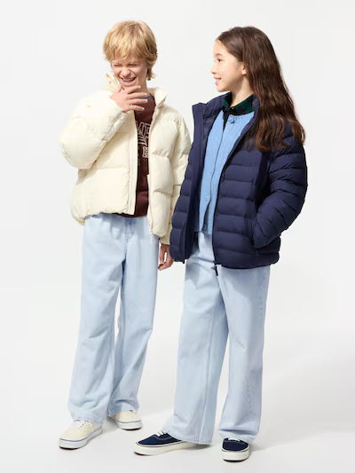 유니클로 키즈 바지 일본 청바지 와이드핏 4478128 4컬러