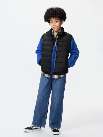 유니클로 키즈 바지 일본 청바지 와이드핏 4478128 4컬러