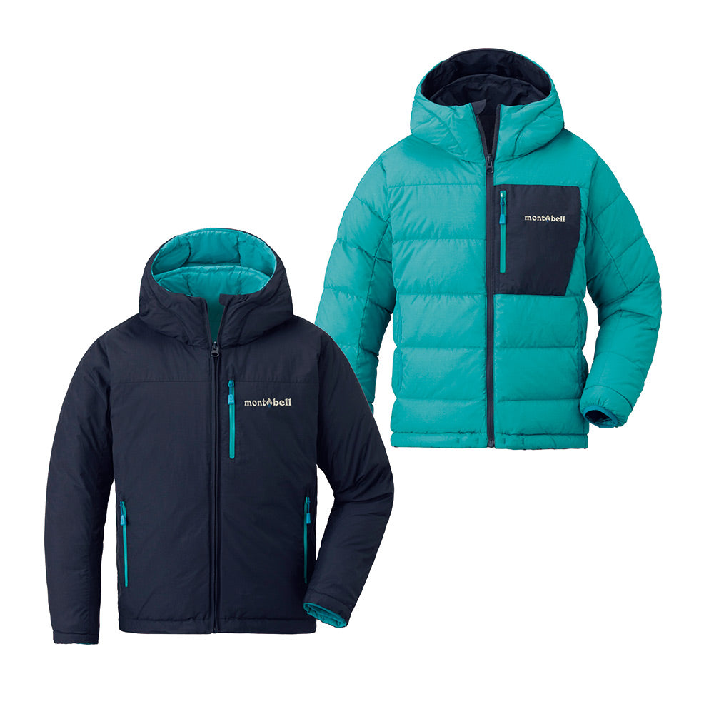몽벨 키즈 패딩 일본 후드 점퍼 콜로라도 리버시블 파카 3컬러 140-160cm