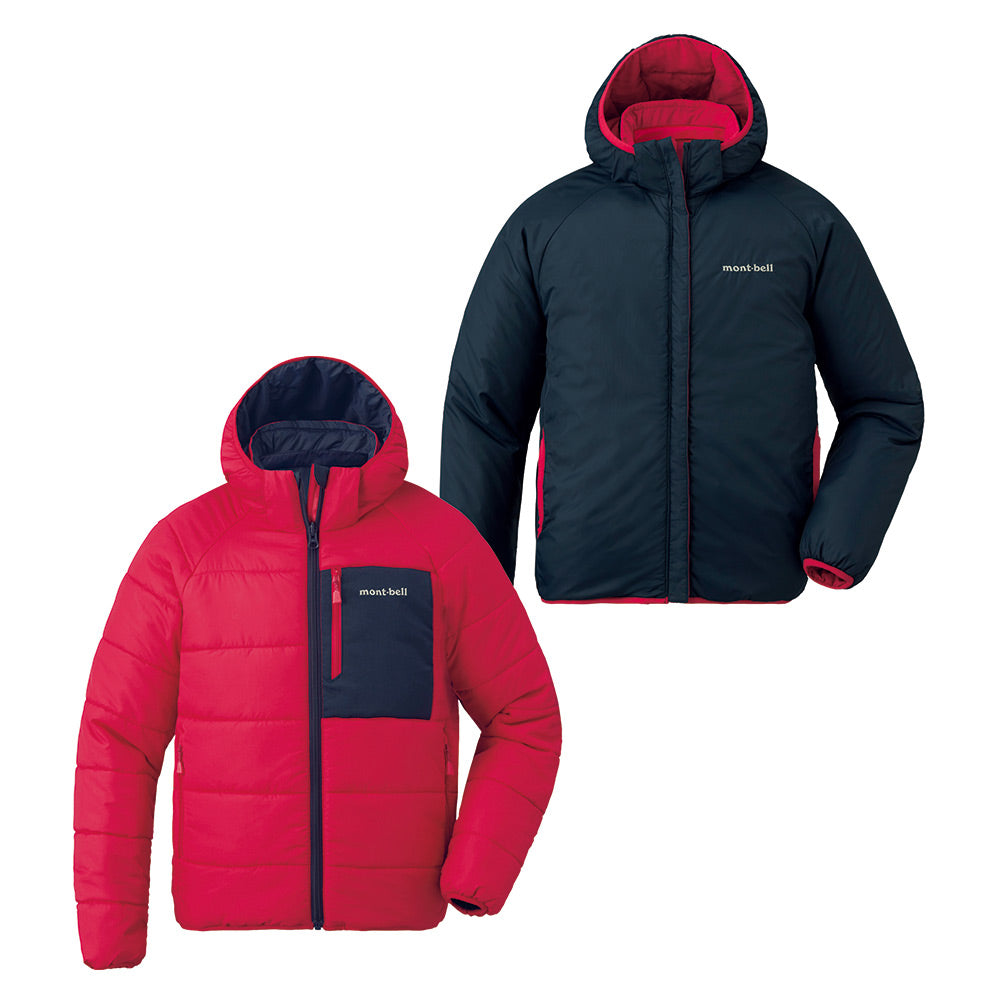 몽벨 키즈 패딩 일본 후드 점퍼 서머랜드 리버시블 파카 3컬러 140-160cm