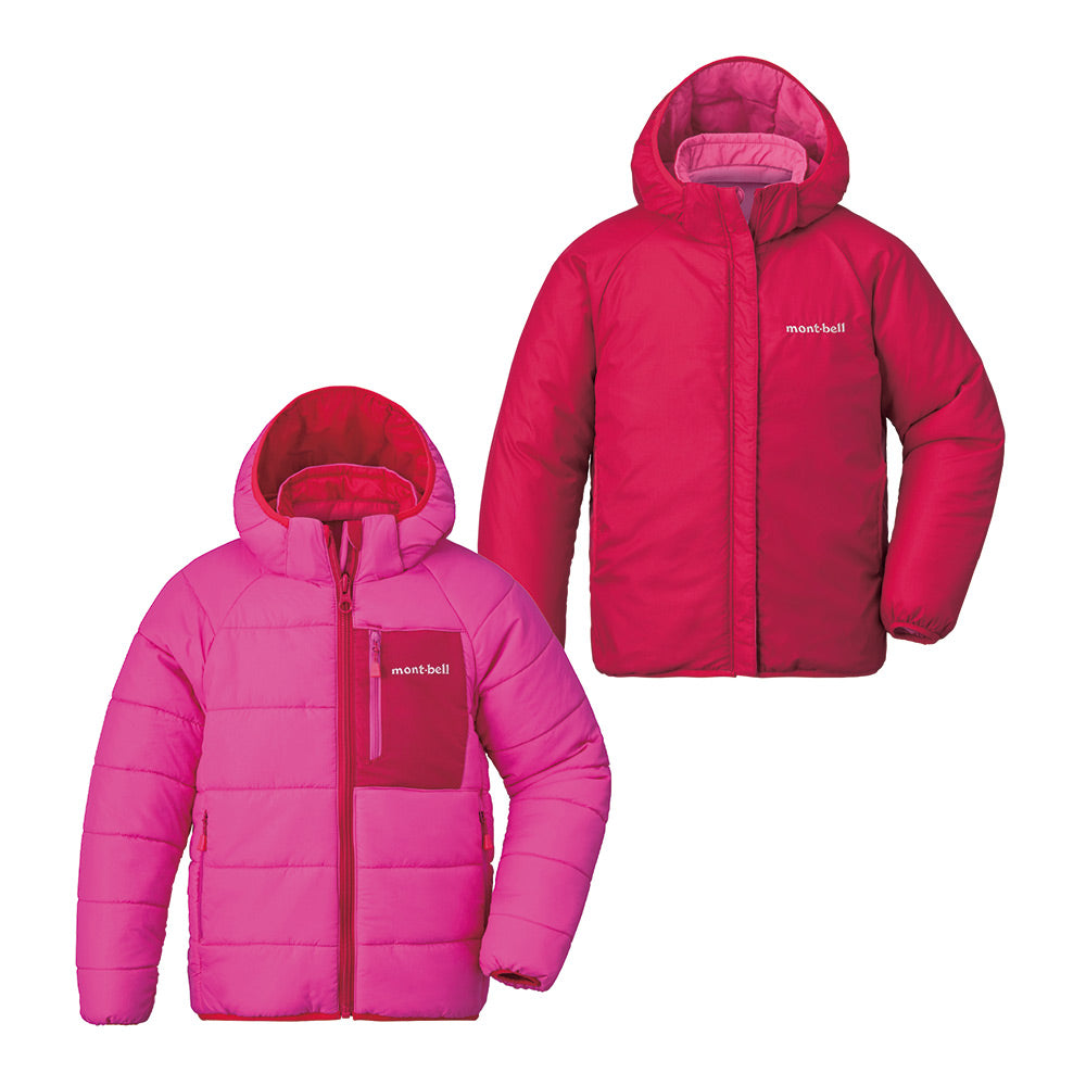 몽벨 키즈 패딩 일본 후드 점퍼 서머랜드 리버시블 파카 3컬러 100-130cm