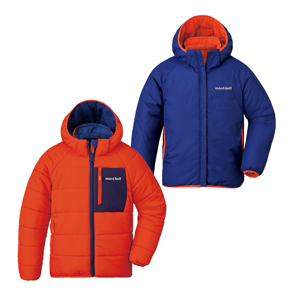 몽벨 키즈 패딩 일본 후드 점퍼 서머랜드 리버시블 파카 3컬러 100-130cm