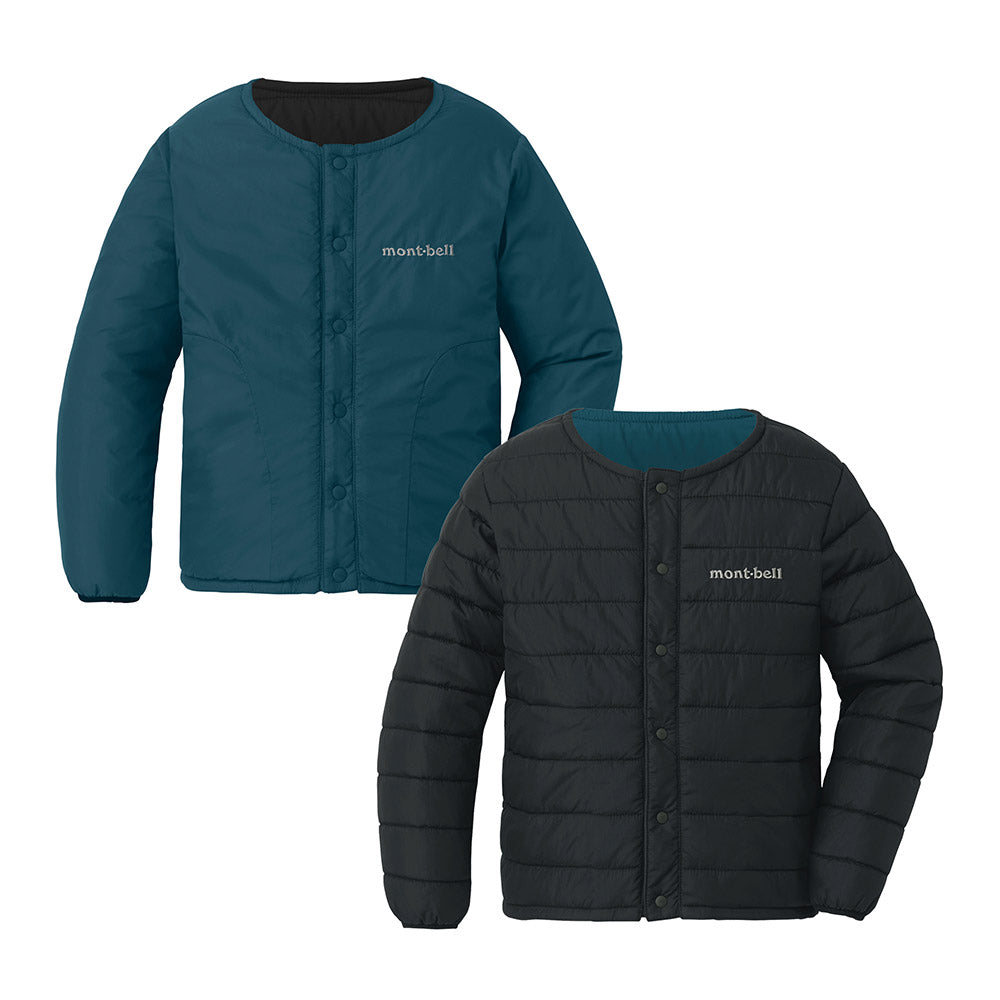 몽벨 키즈 패딩 일본 후드 점퍼 서머랩 라운드넥 경량 리버시블 자켓 3컬러 100-130cm