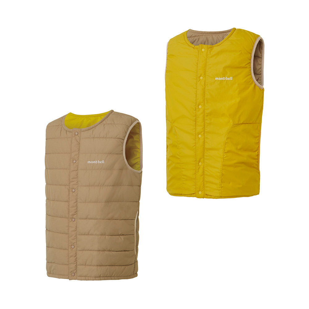 몽벨 키즈 패딩조끼 일본 서머랩 라운드넥 리버시블 베스트 3컬러 140-160cm
