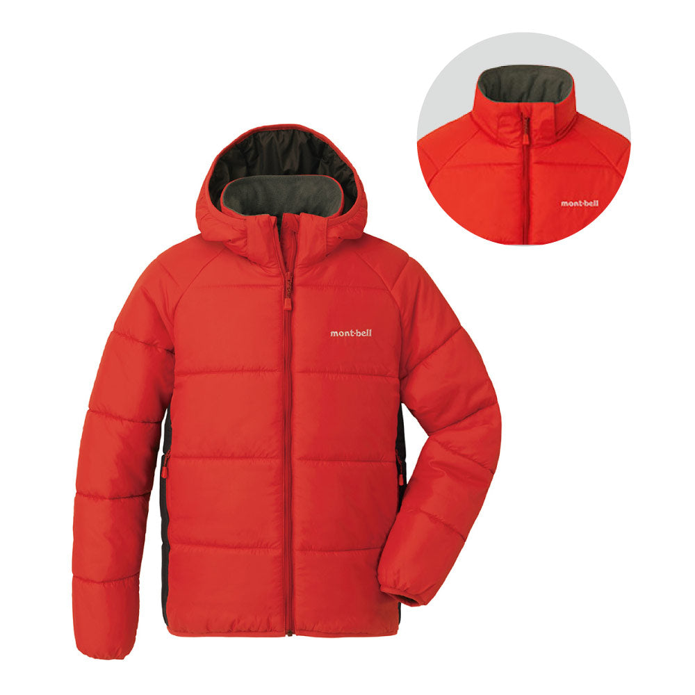 몽벨 키즈 패딩 일본 후드 점퍼 서머랩 웜파카 3컬러 140-160cm