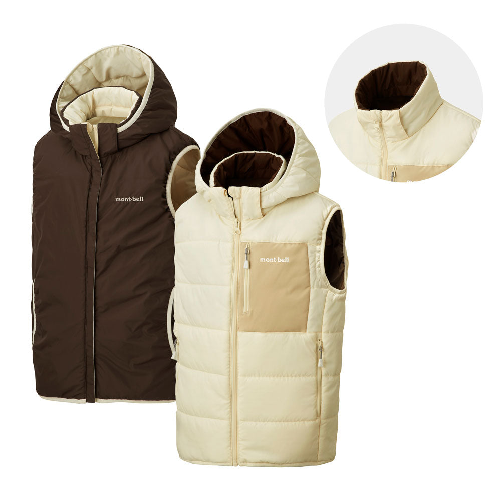 몽벨 키즈 패딩조끼 일본 서머랜드 후드 베스트 2컬러 140-160cm