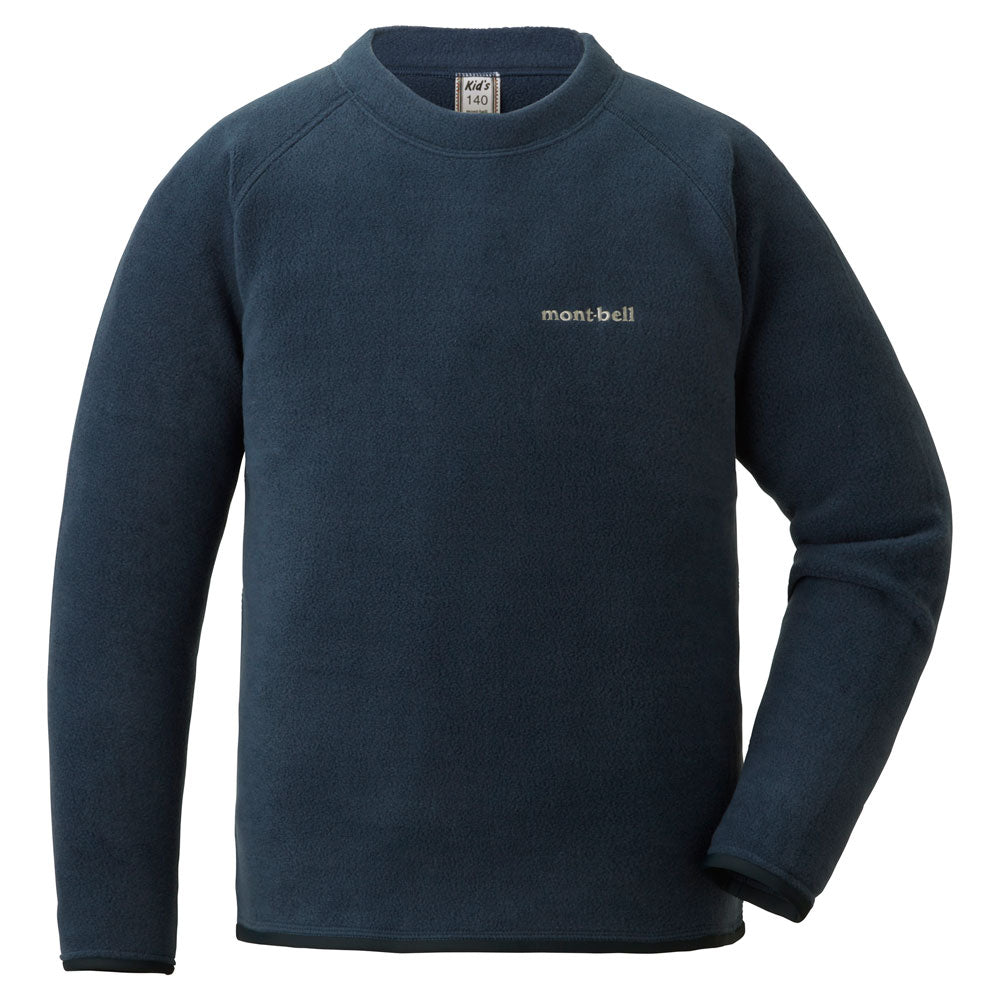 몽벨 키즈 티셔츠 일본 크리마 플러스 100 라이트 긴팔티 3컬러 140-160cm