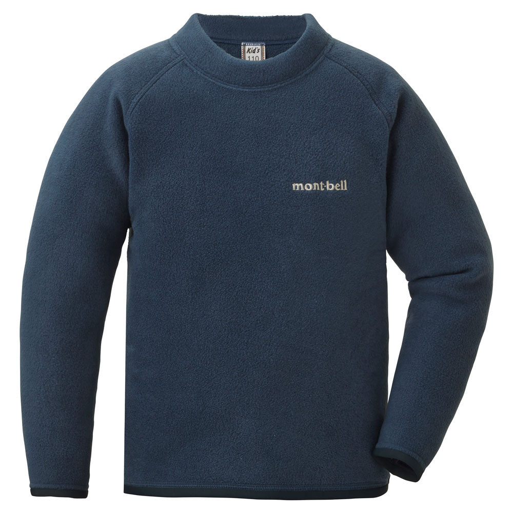 몽벨 키즈 티셔츠 일본 크리마 플러스 100 라이트 긴팔티 3컬러 90-130cm