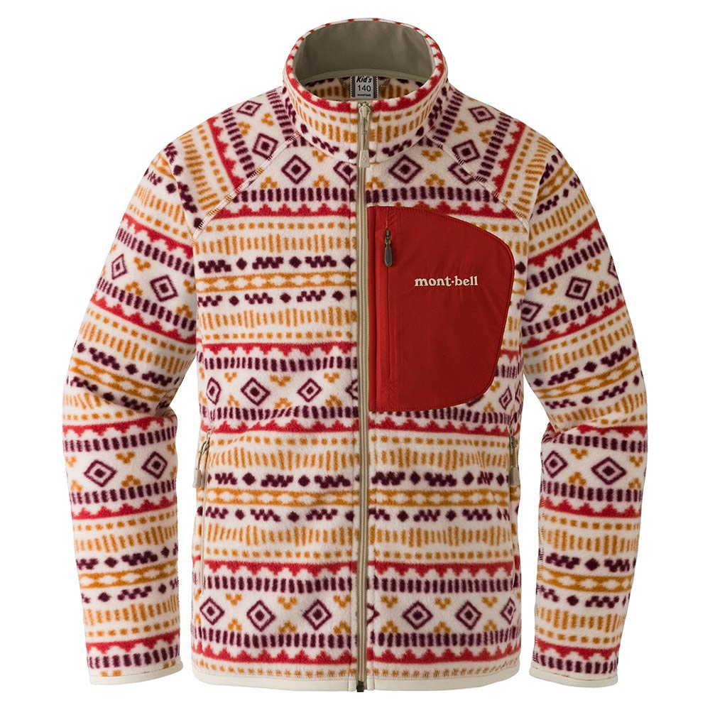 몽벨 키즈 자켓 일본 크리마 플러스 100 프린트 재킷 3컬러 140-160cm