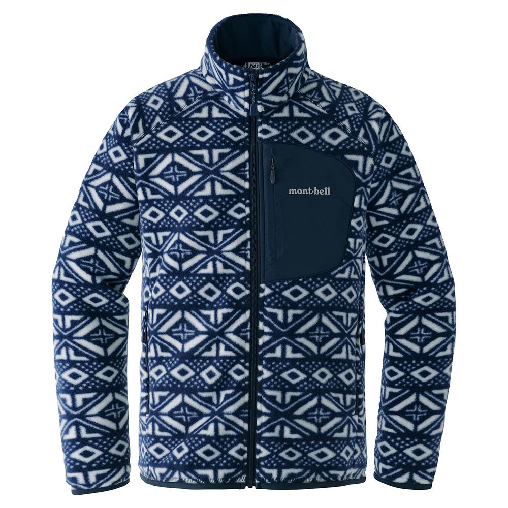 몽벨 키즈 자켓 일본 크리마 플러스 100 프린트 재킷 3컬러 140-160cm