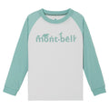 몽벨 티셔츠 일본 monbell 위크론 브랜드 빅로고 라글랑 긴팔티 100-130 2컬러