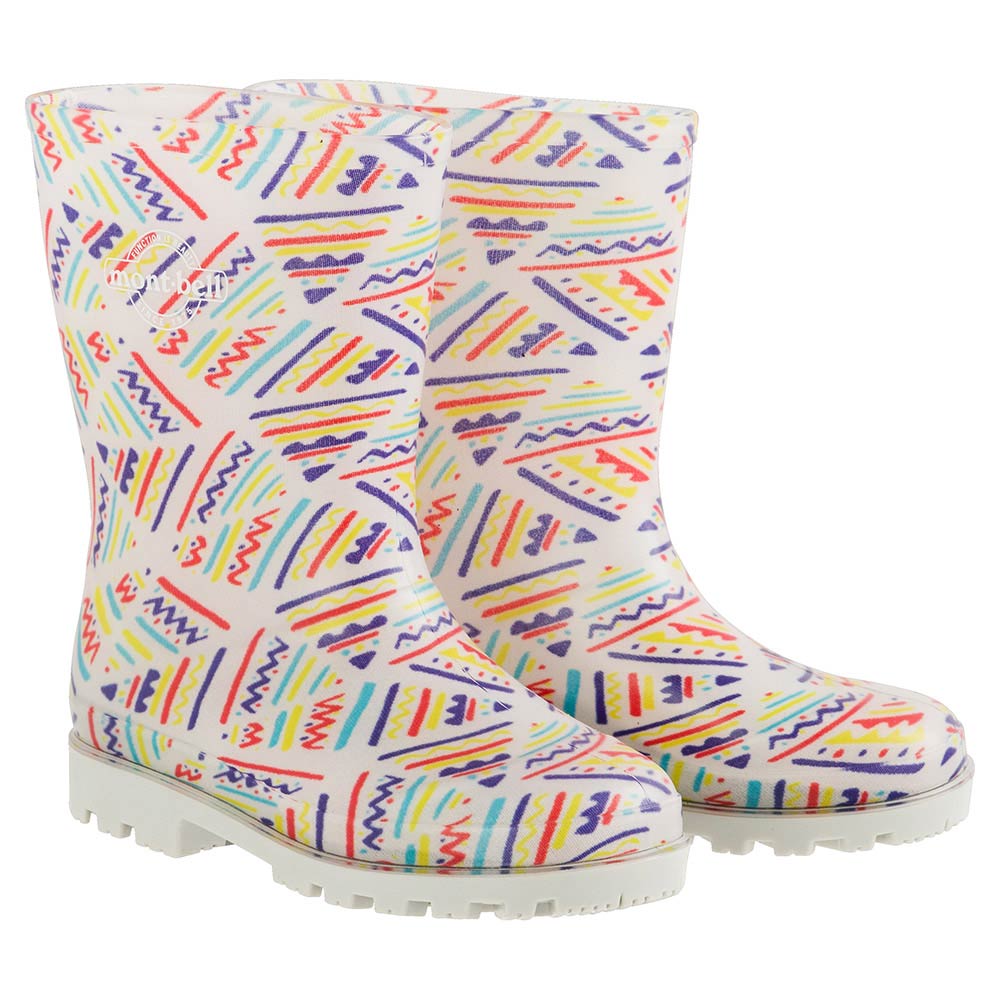 몽벨 키즈 장화 일본 신발 경량 레인 부츠 사이드 로고 6컬러 16-25cm