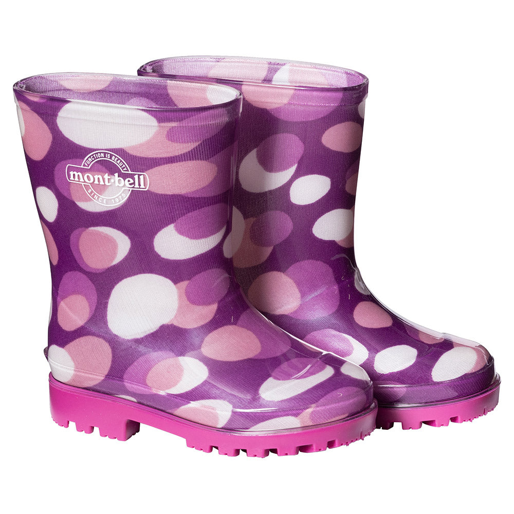 몽벨 키즈 장화 일본 신발 경량 레인 부츠 사이드 로고 4컬러 13-15cm