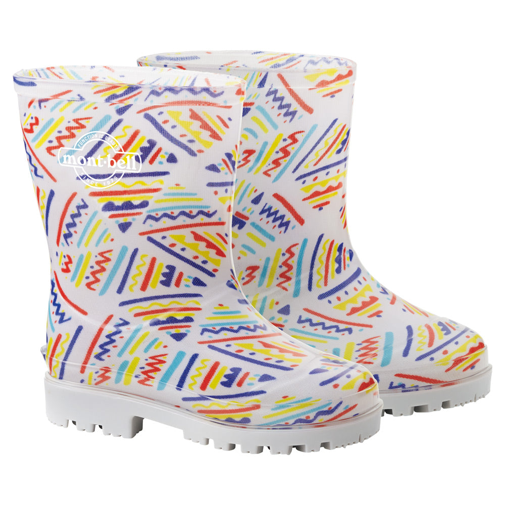몽벨 키즈 장화 일본 신발 경량 레인 부츠 사이드 로고 4컬러 13-15cm