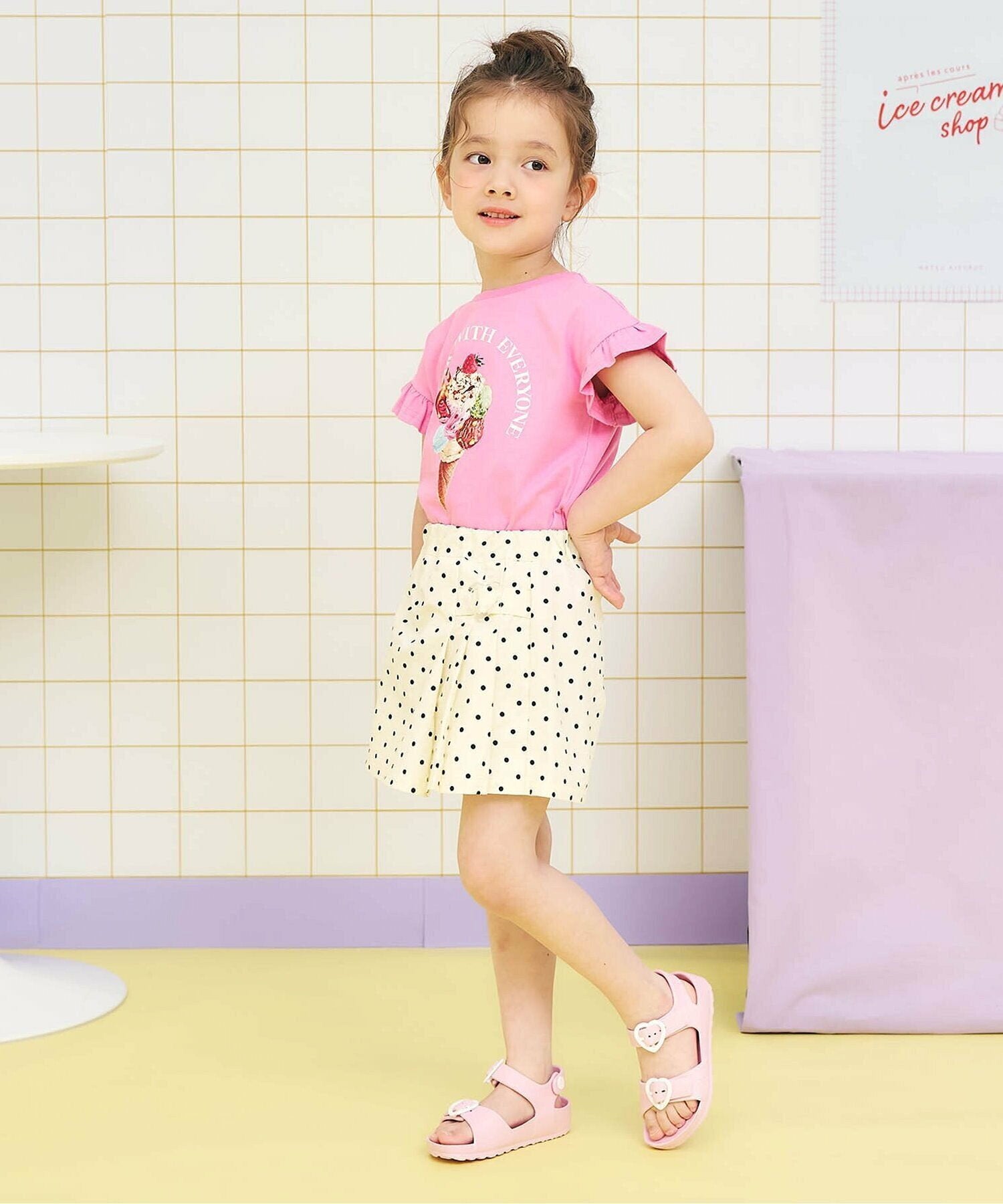 아프레레크루 샌들 일본 apres les cours 플라워 하트 EVA 신발 6컬러