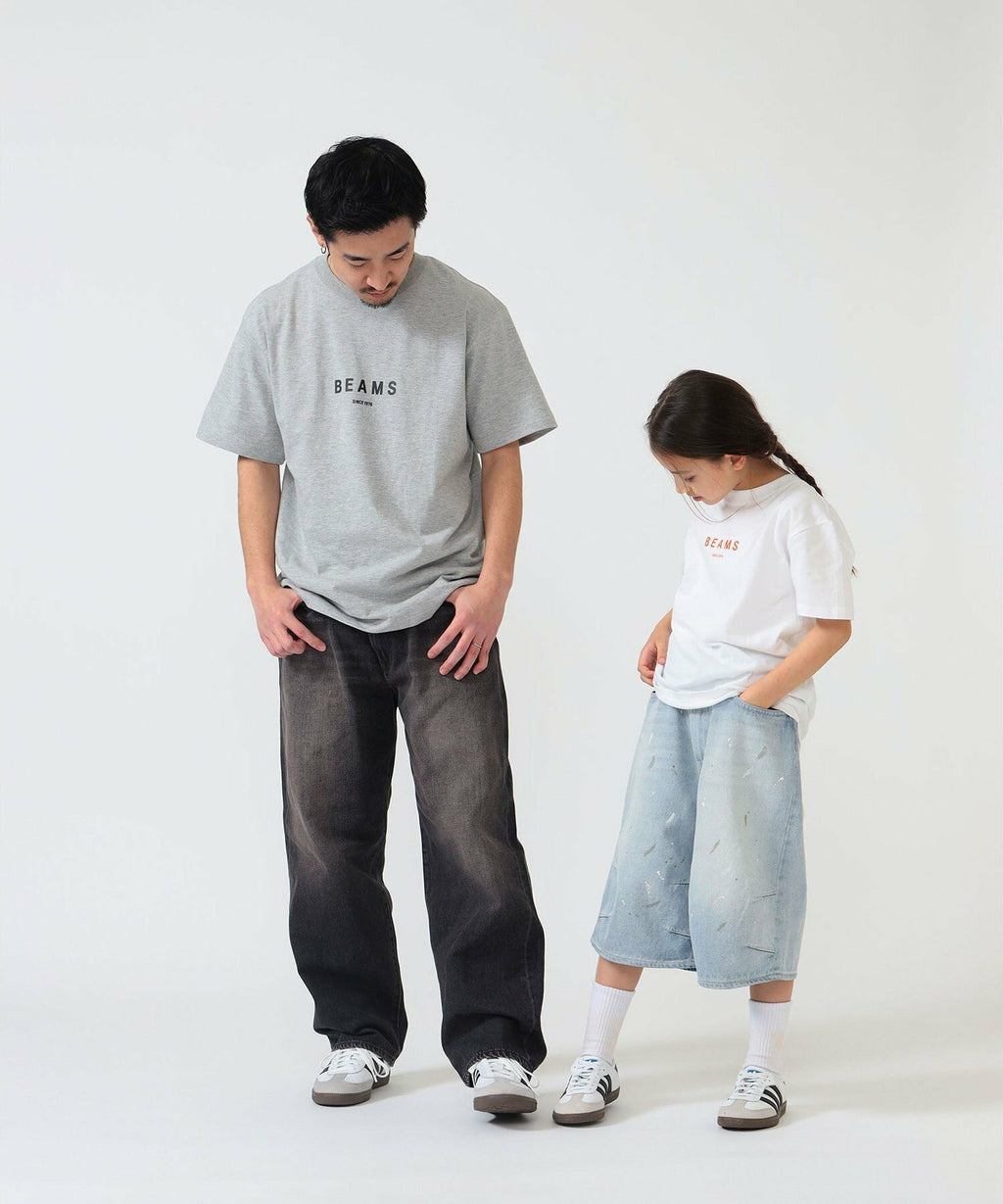 빔즈 키즈 반팔 일본 아동복 영문 브랜드 로고 티셔츠 4컬러