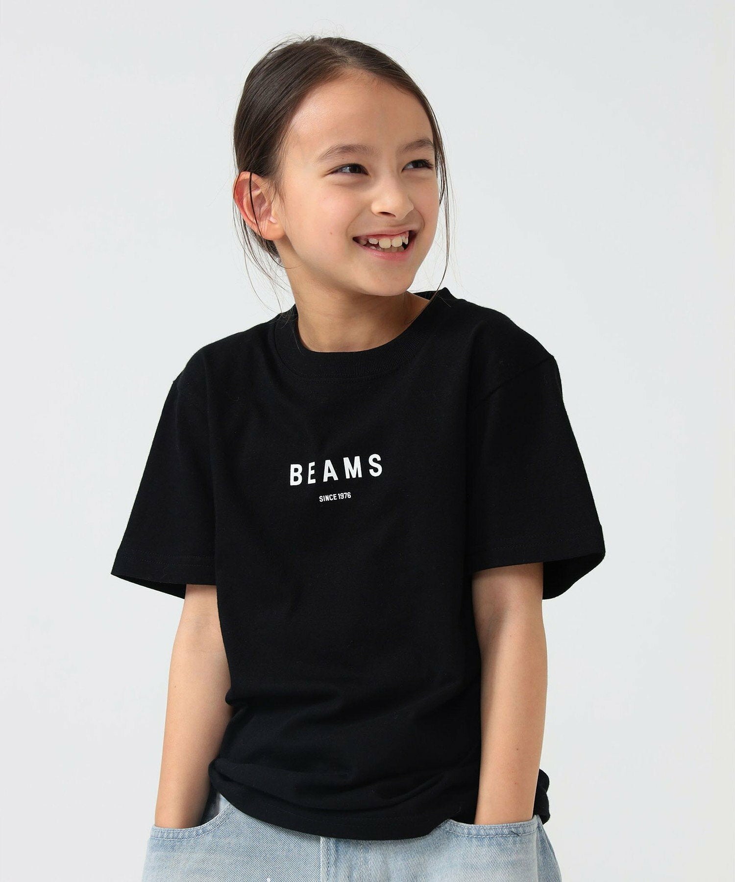 빔즈 키즈 반팔 일본 아동복 영문 브랜드 로고 티셔츠 4컬러