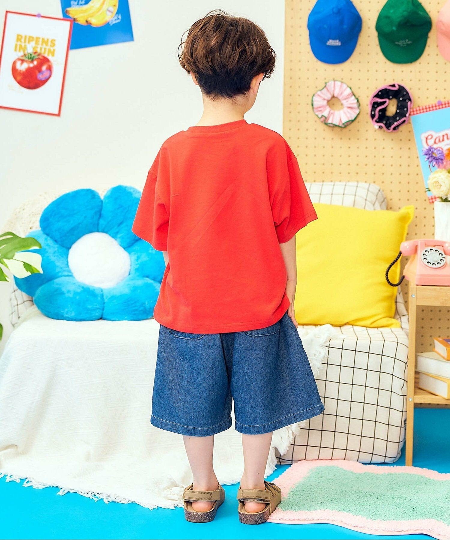 아프레레크루 반바지 일본 아동복 apres les cours 6부 와이드 숏팬츠 4컬러