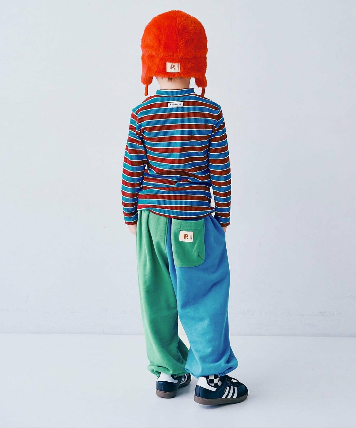피닷프루미에 바지 일본 p.premier 아동복 팝인 패턴 스웨트 팬츠 8컬러