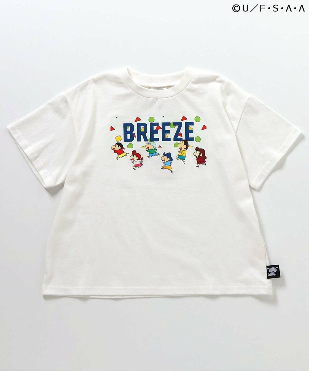 Breeze Short-Sleeved Japanese Children's Clothing Osamu Goods Collaboration Dot T-Shirt 4 Colors