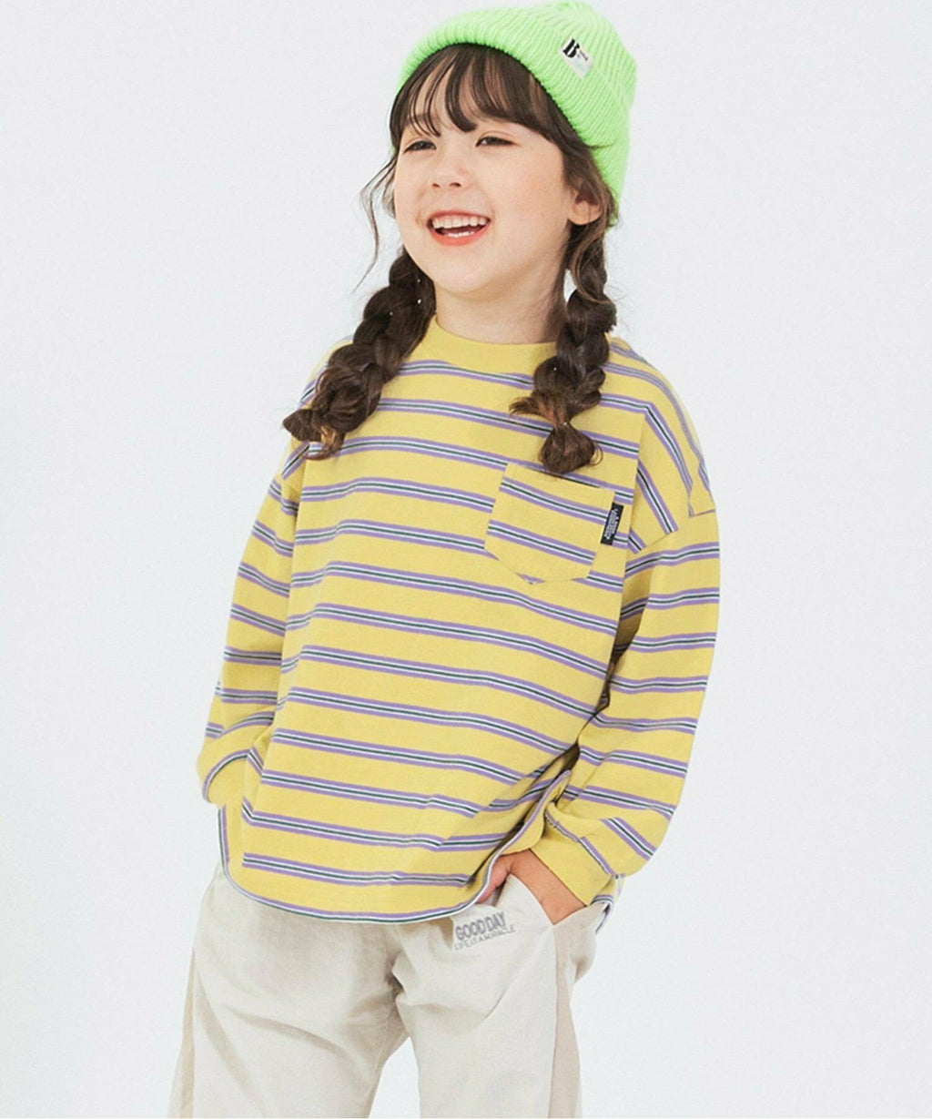 브리즈 긴팔 일본 BREEZE 보더론 티셔츠 7컬러