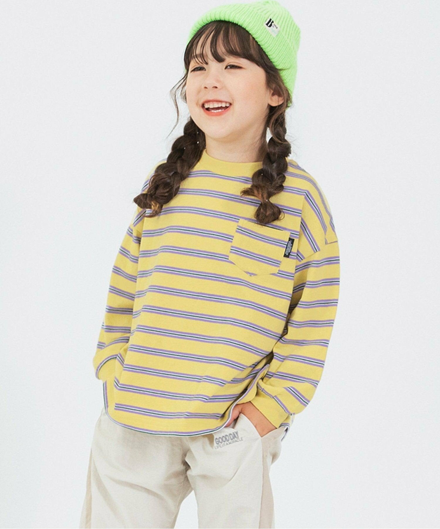 브리즈 긴팔 일본 BREEZE 보더론 티셔츠 7컬러