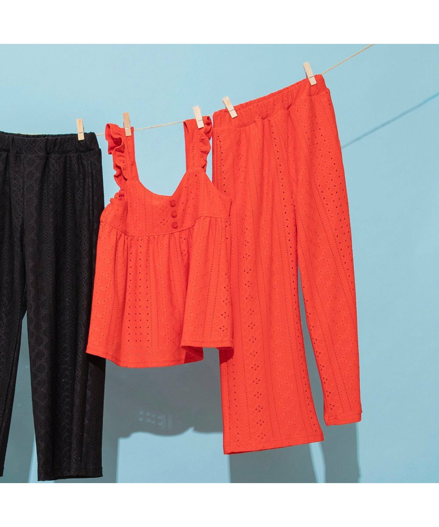 Áo thun in họa tiết 7 màu Branshes Petit Pas Assort Nhật Bản tay ngắn