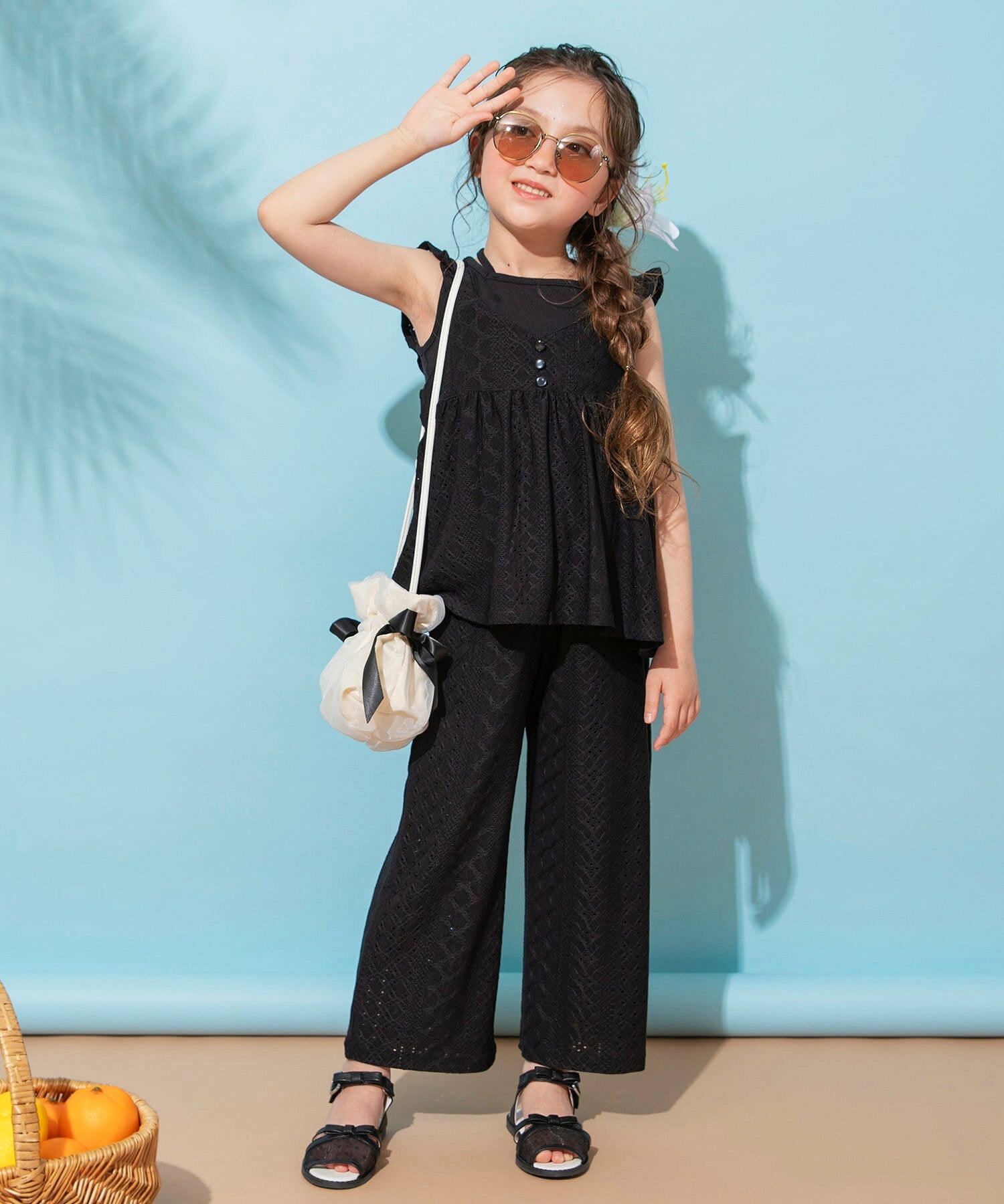 Áo thun in họa tiết 7 màu Branshes Petit Pas Assort Nhật Bản tay ngắn