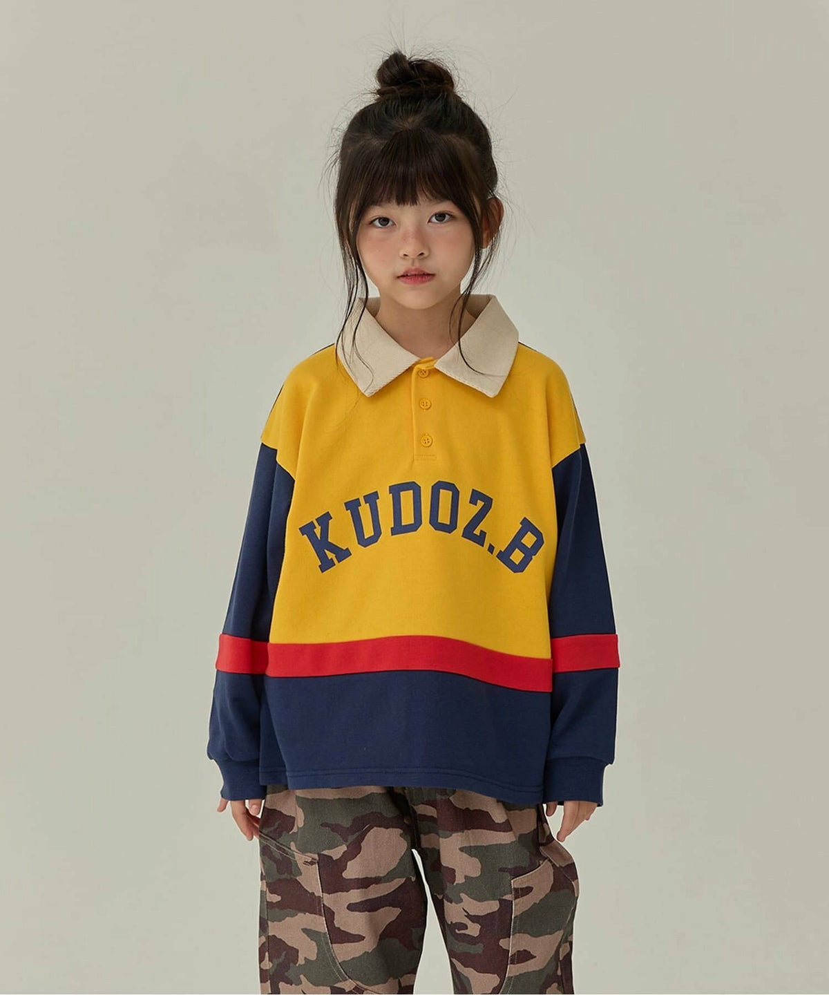 브리즈 긴팔 일본 BREEZE 아동복 KUDOZ.B 라거 폴로 티셔츠 2컬러