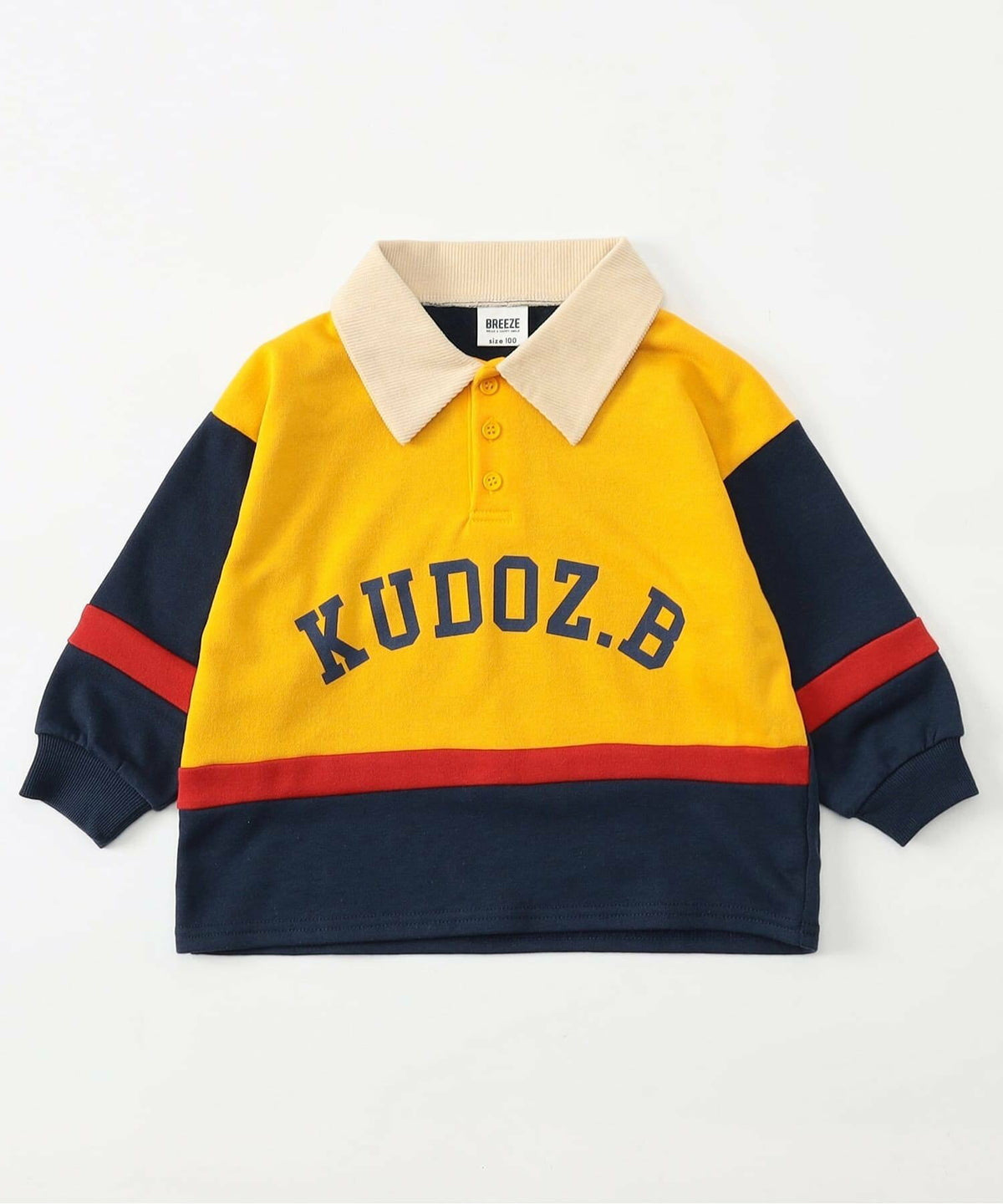 브리즈 긴팔 일본 BREEZE 아동복 KUDOZ.B 라거 폴로 티셔츠 2컬러