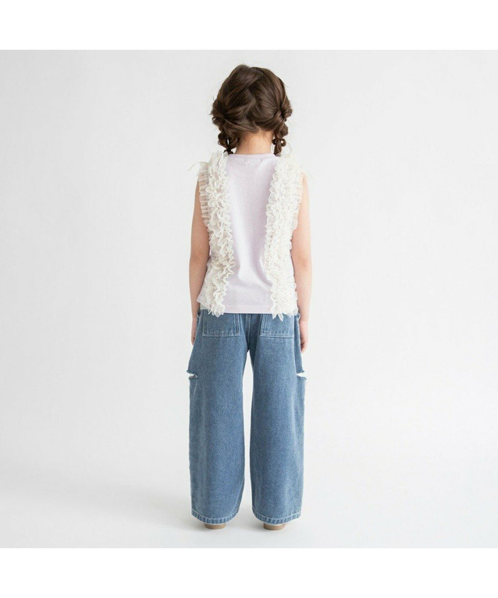 Áo thun in họa tiết 7 màu Branshes Petit Pas Assort Nhật Bản tay ngắn